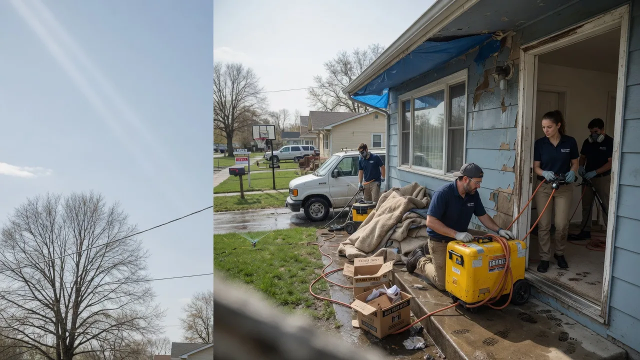 Basement Flood Cleanup in Erving, MA near me